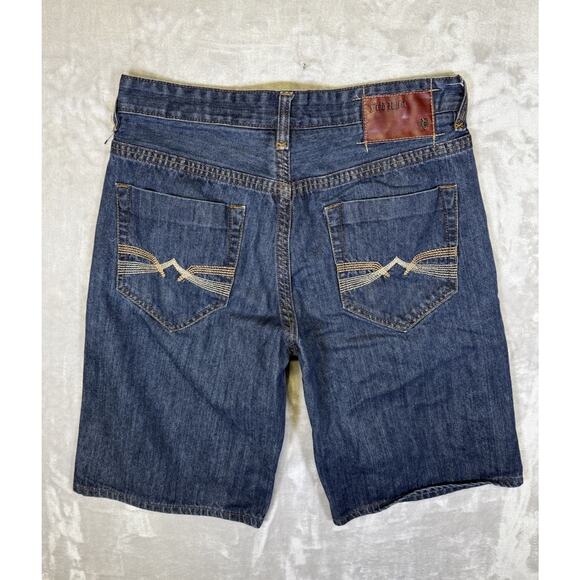 Y2k Ecko Unlimited Baggy Jorts Shorts Streetwear Skater Shorts Denim Grunge 32” - Picture 1 of 10